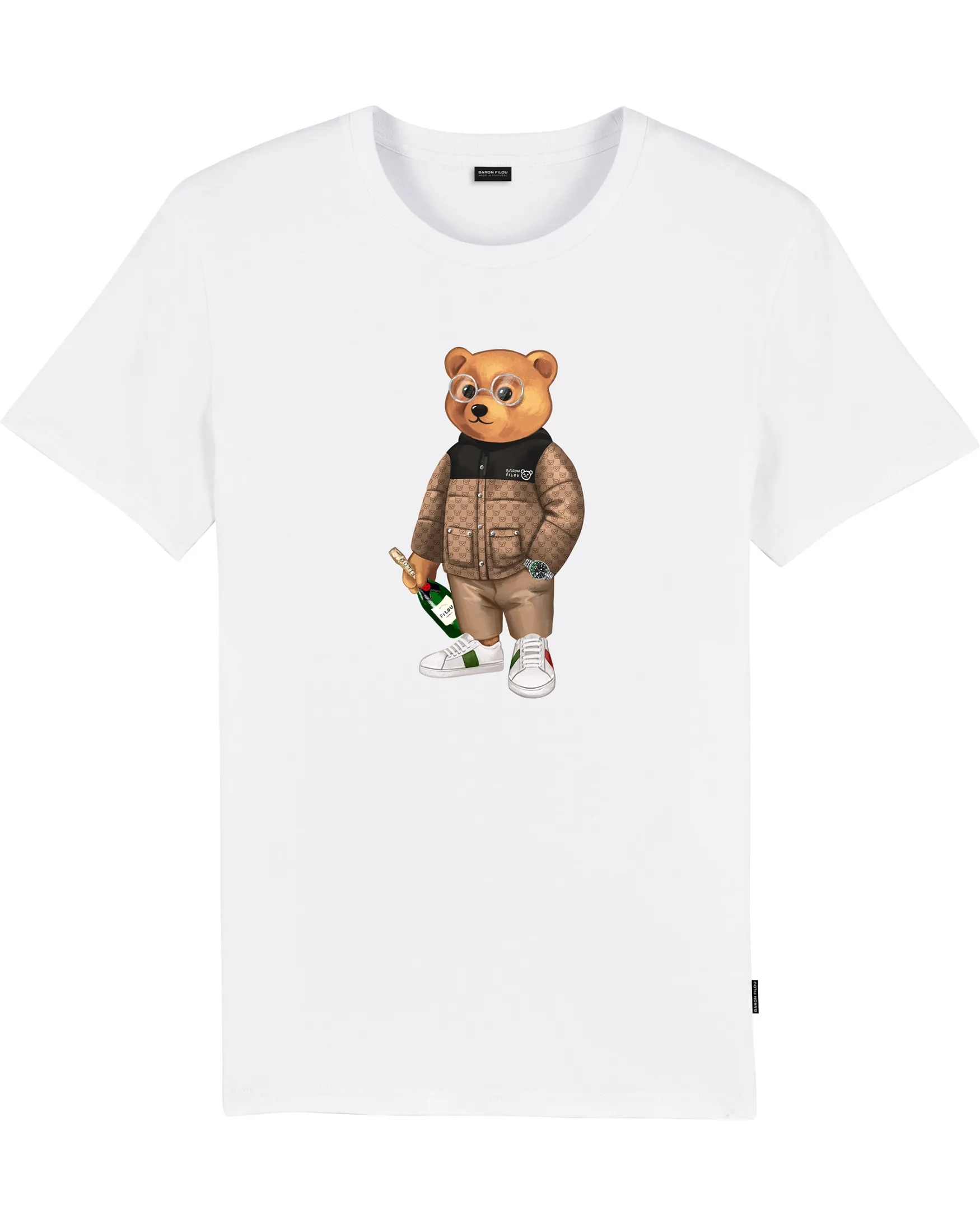 Sale Baron Filou Organic t-shirt Filou CXVI, white