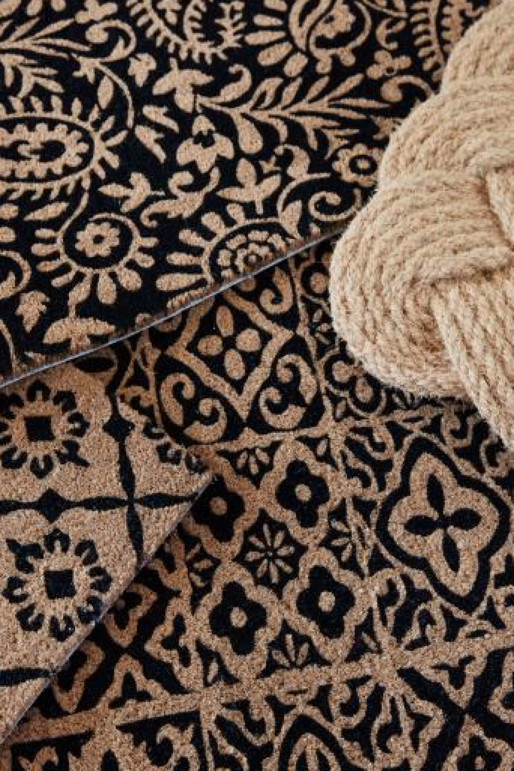 Fashion Ib Laursen Ovimatto, paisley pattern