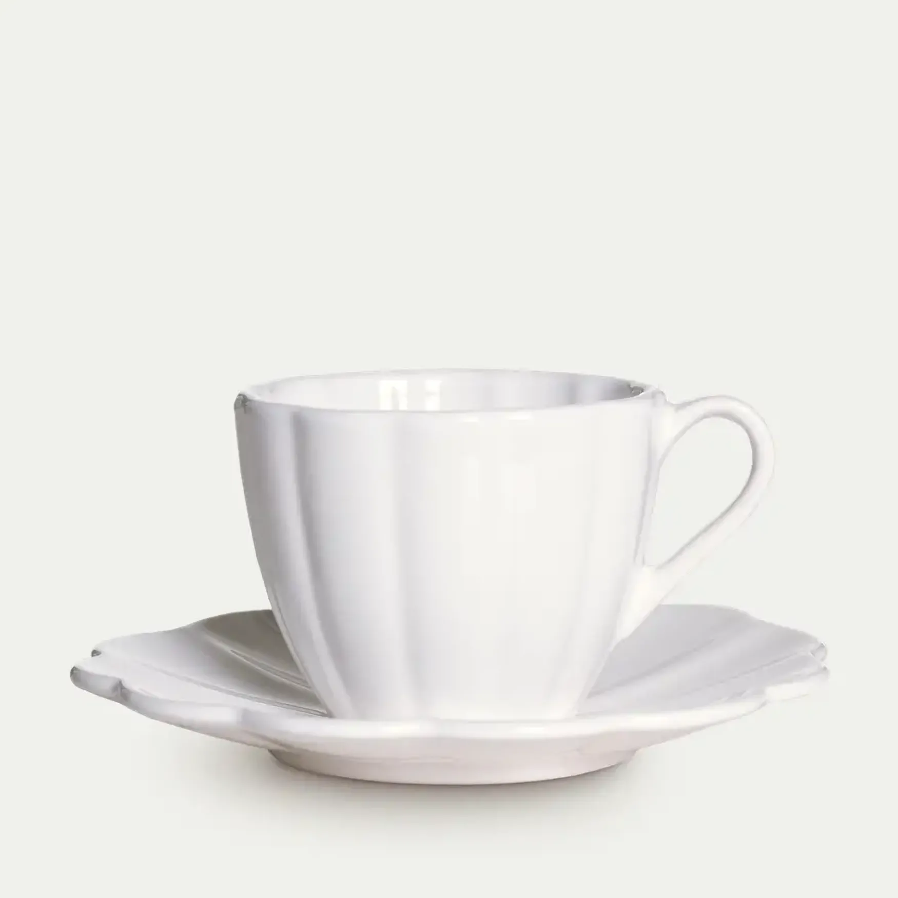 Hot Mateus Collection Oyster cup & saucer 17,5cm, white