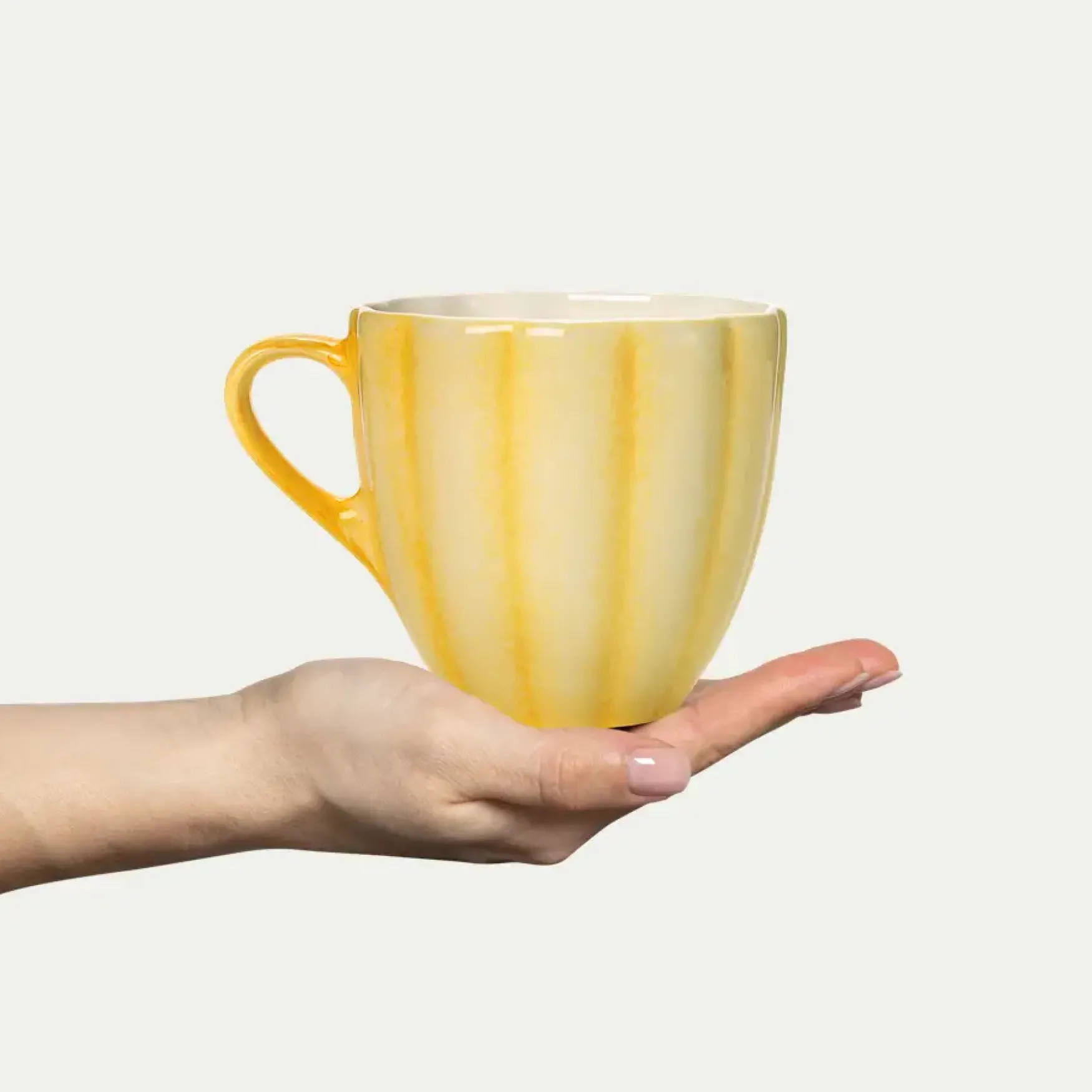 Outlet Mateus Collection Oyster mug 11cm, yellow