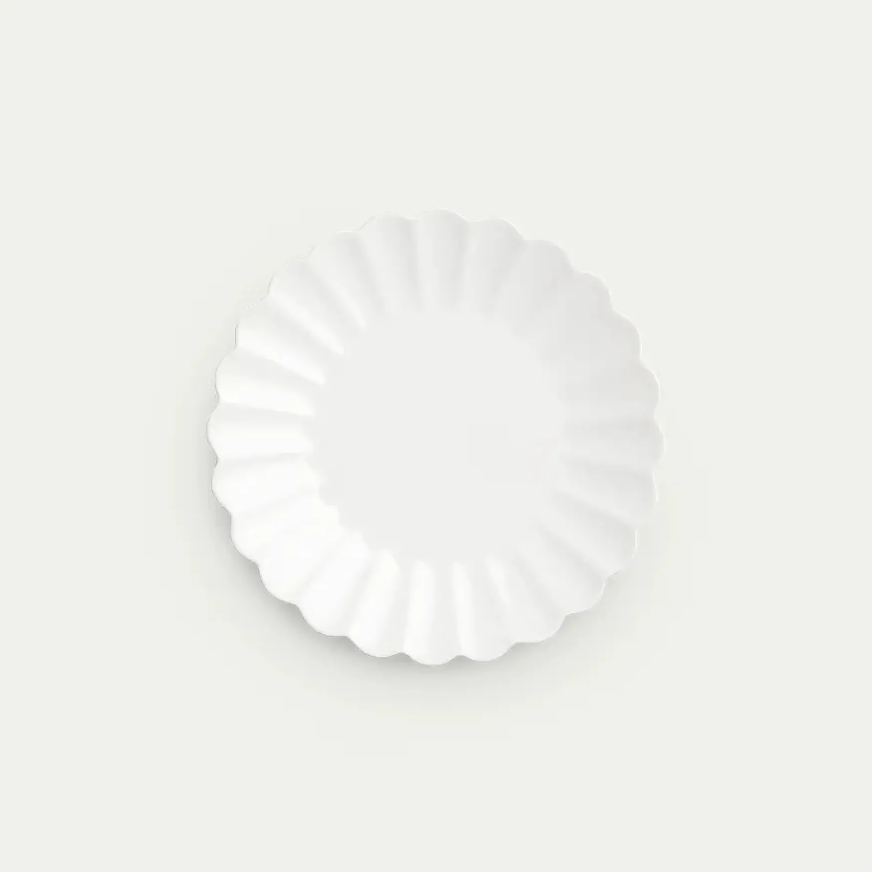 Hot Mateus Collection Oyster plate 20cm, white