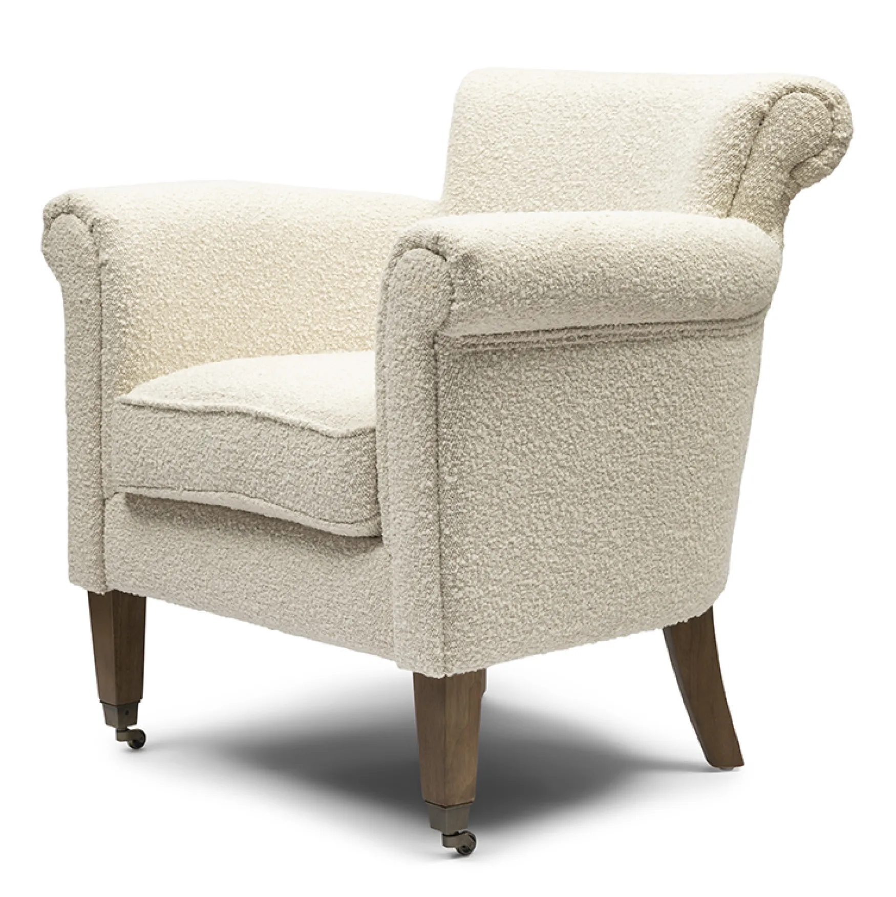 Fashion Rivièra Maison Paramount armchair bouclé, white sand