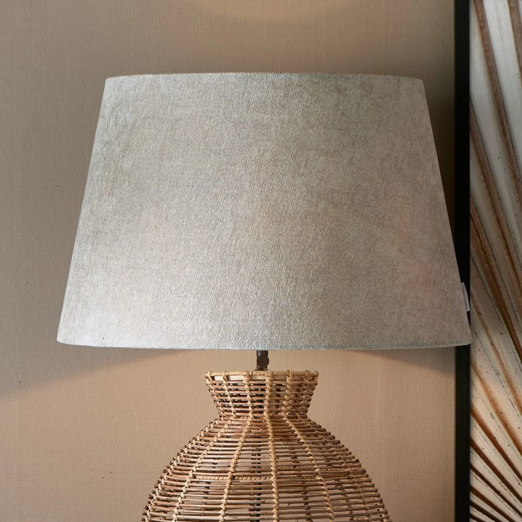 Fashion Rivièra Maison Phinesse lamp shade 35x55, grey