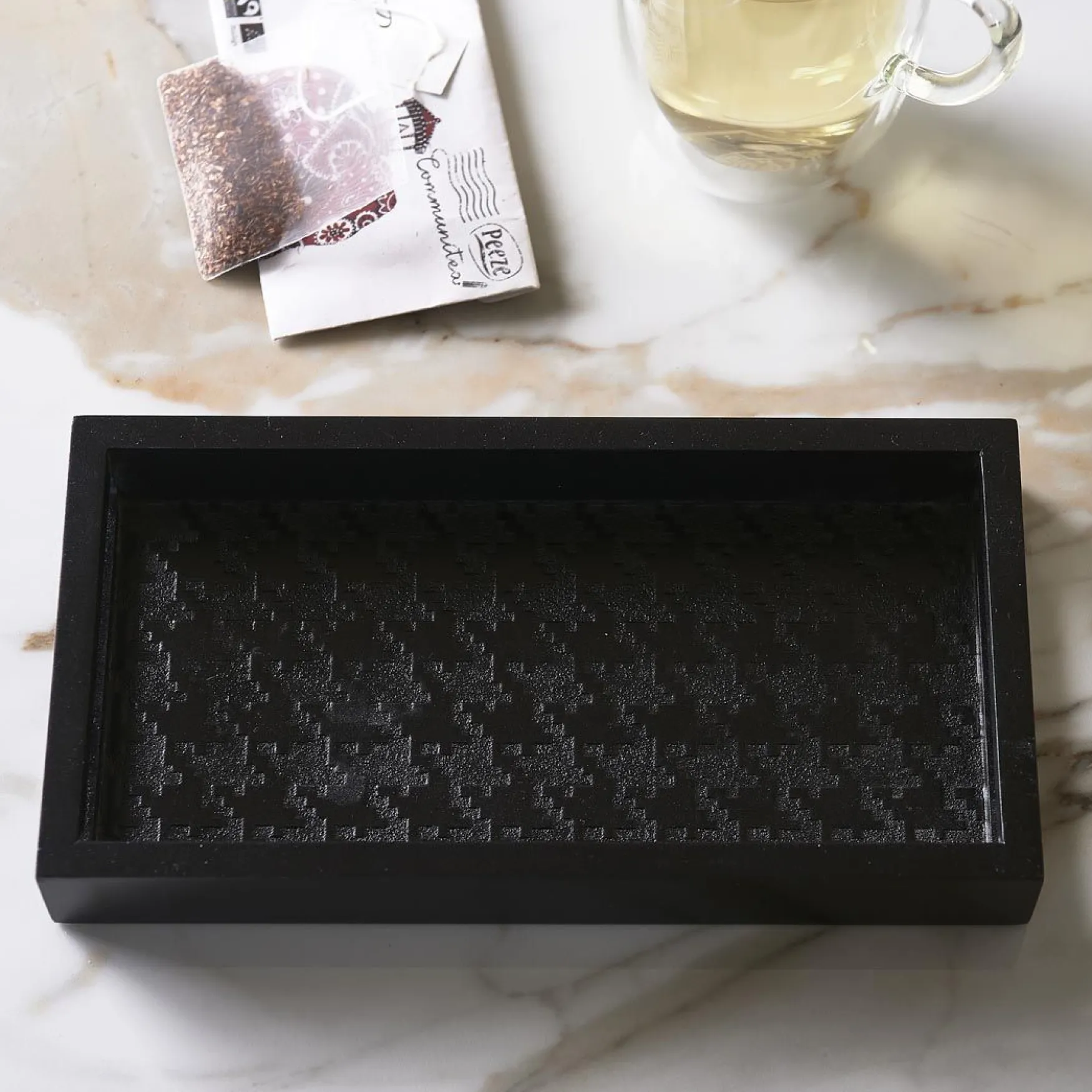Sale Rivièra Maison Pied-de-poule mini tray 23x12