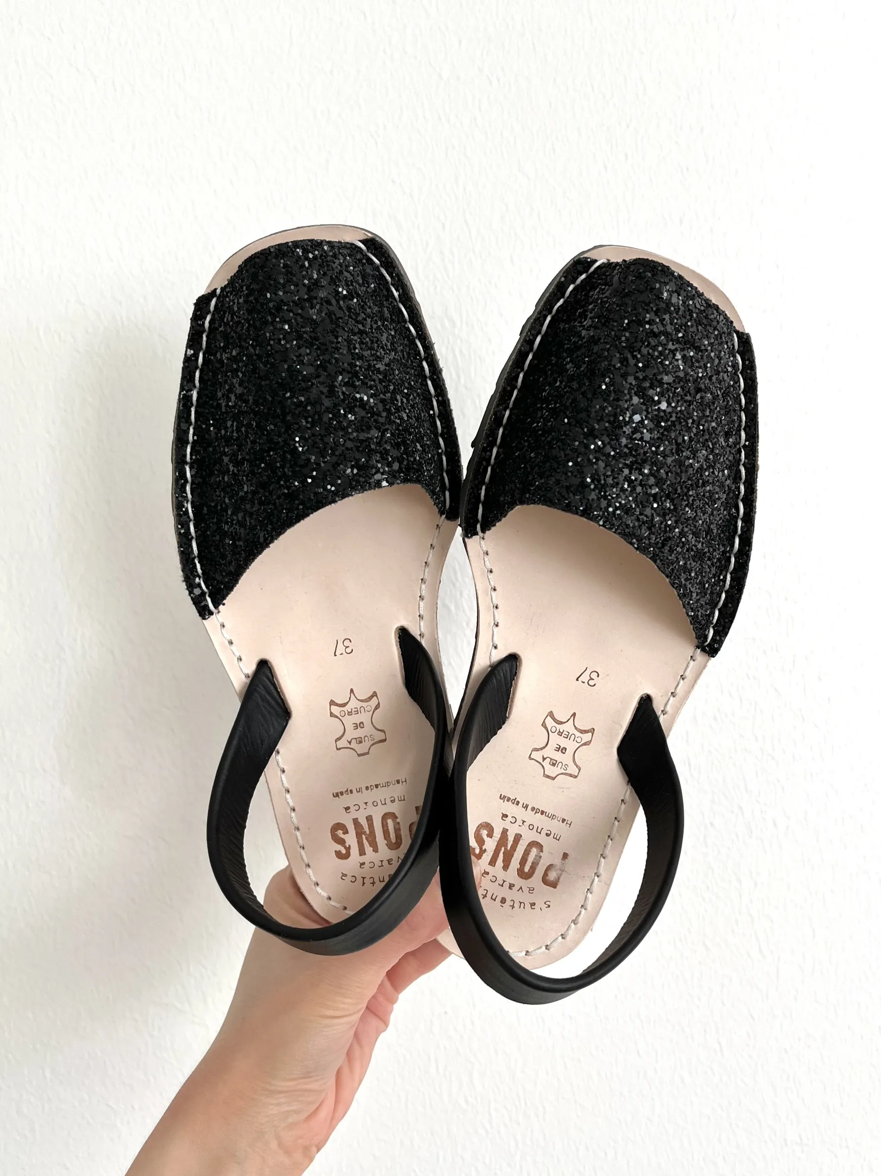 New Pons Avarca Pons glitter, black
