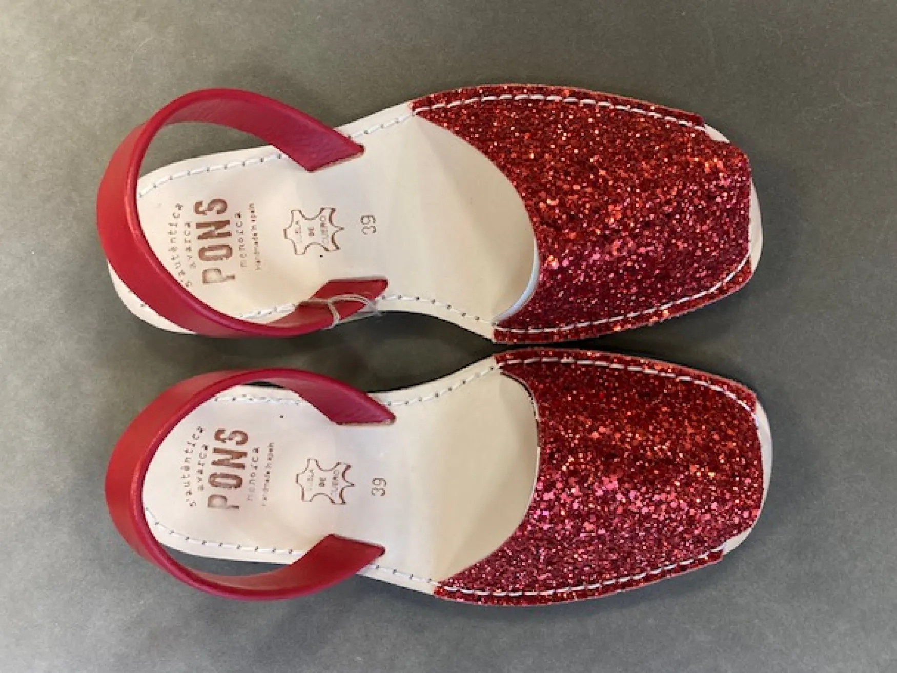 pons_glitter_rojo_2.webp Fashion Pons Avarca Pons glitter, rojo