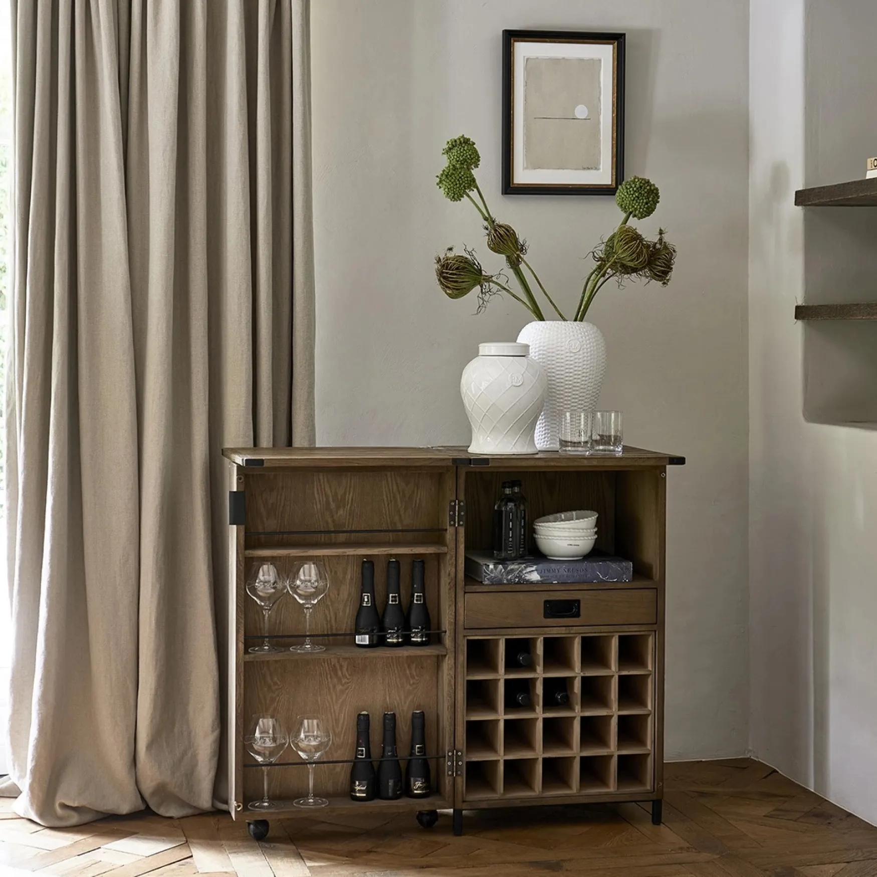 Outlet Rivièra Maison Portella bar cabinet