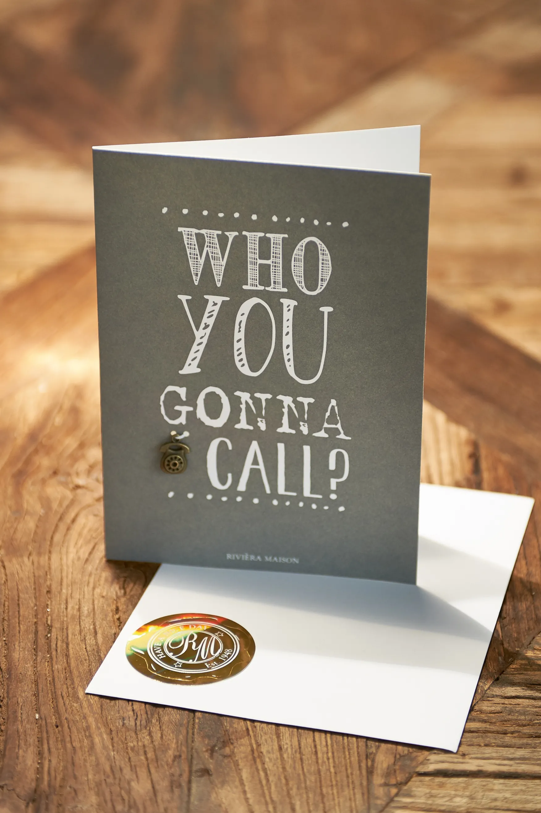 Best Rivièra Maison Postcard who you gonna call + envelope