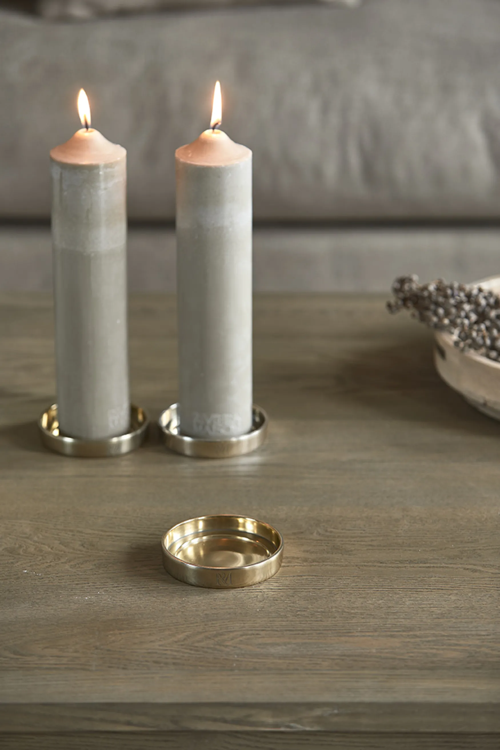 Sale Rivièra Maison RM Maxime candle platter, gold