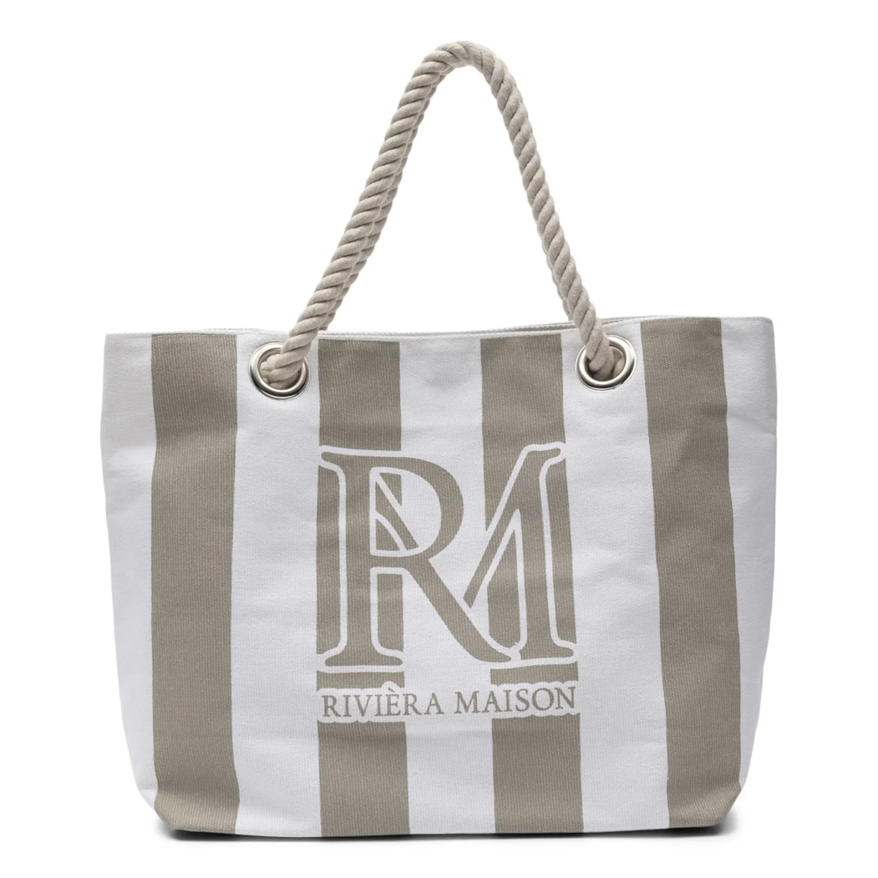 Online Rivièra Maison RM monogram cotton bag, flax