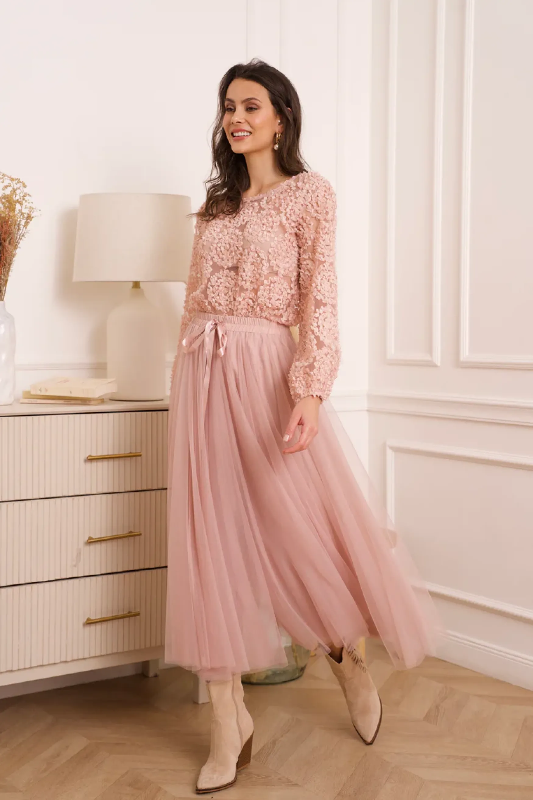New Choklate Paris Rosette blouse, rose