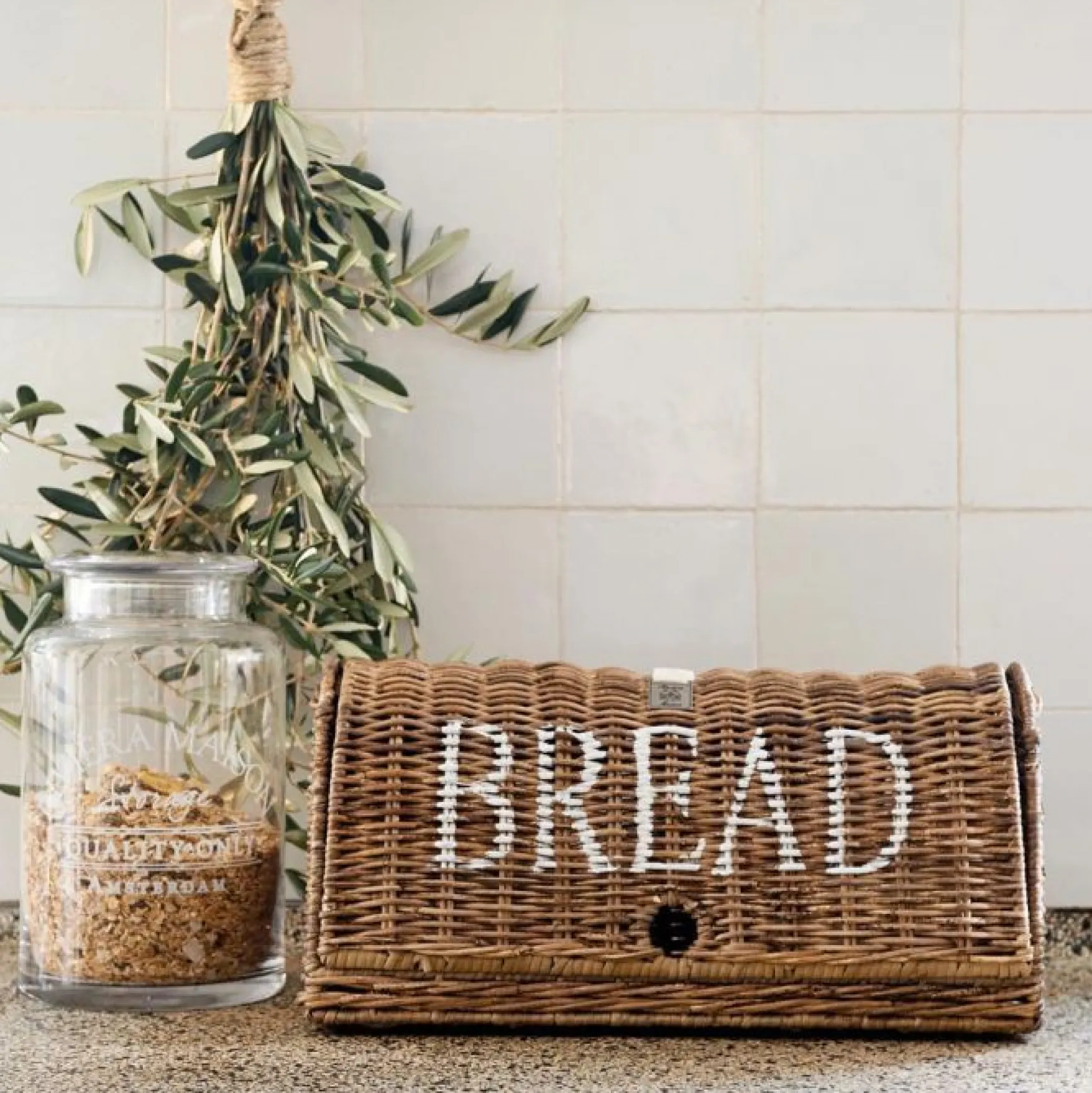 Best Rivièra Maison Rustic rattan bread box