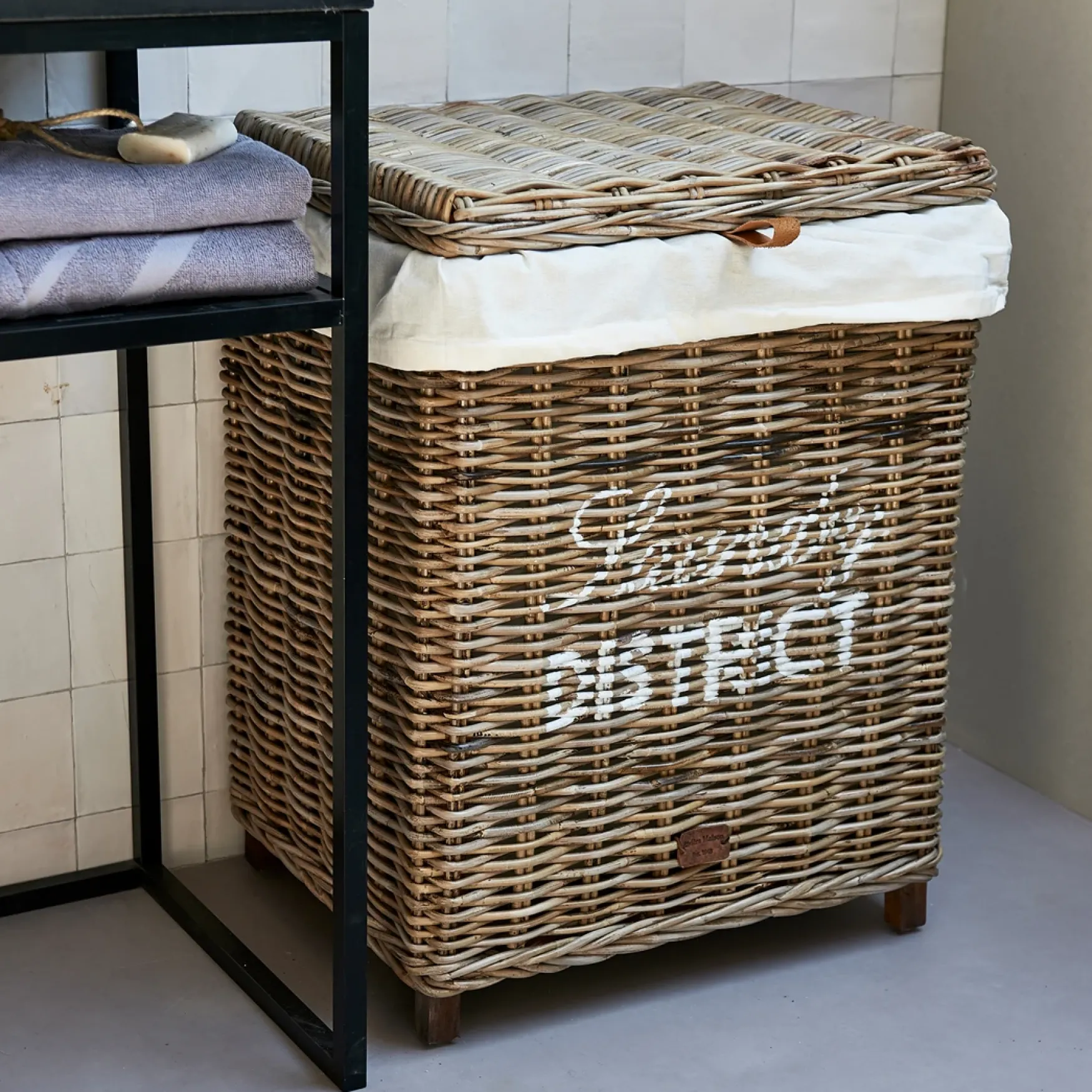 Best Rivièra Maison Rustic rattan laundry district basket