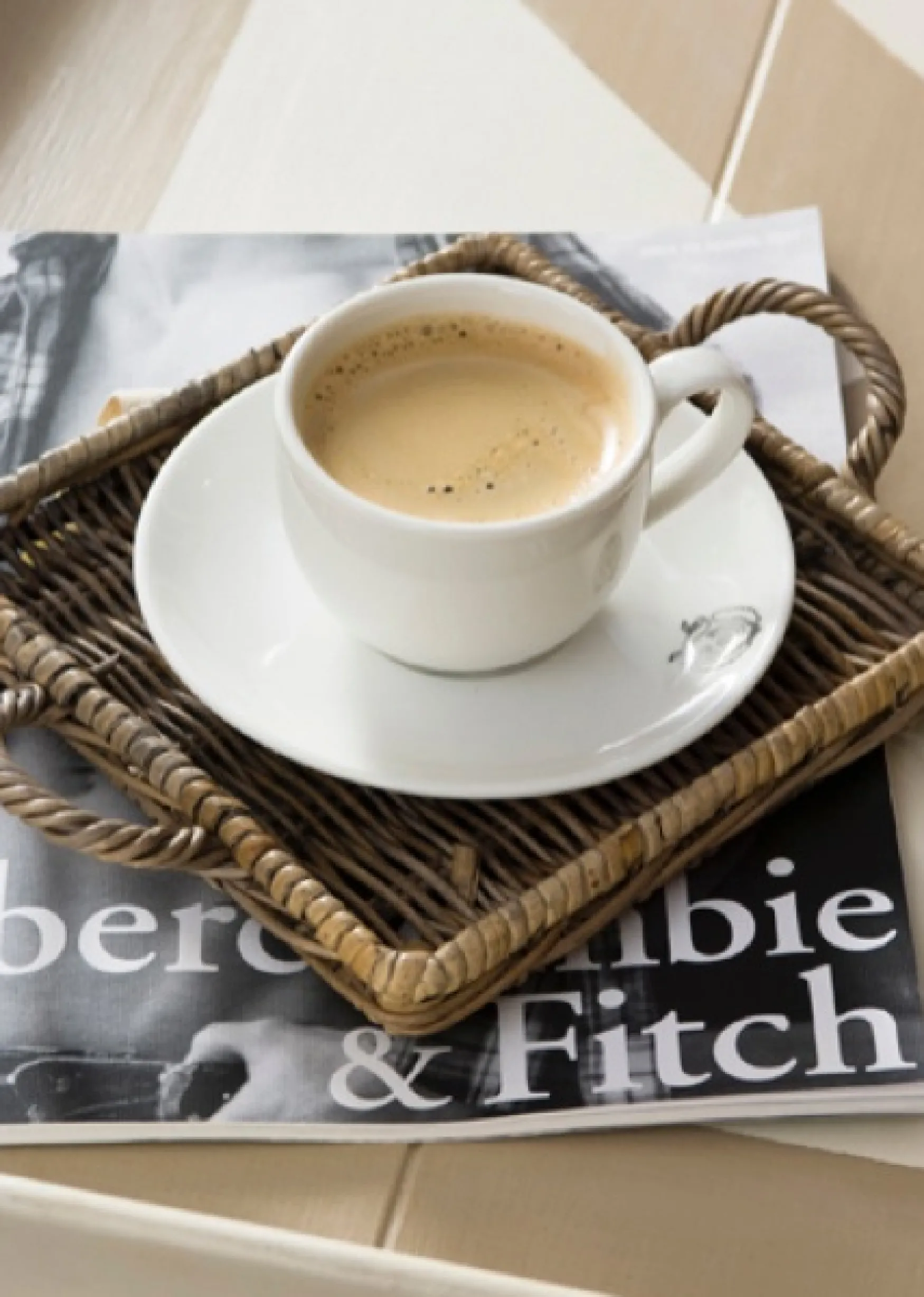 New Rivièra Maison Rustic rattan mini tray square