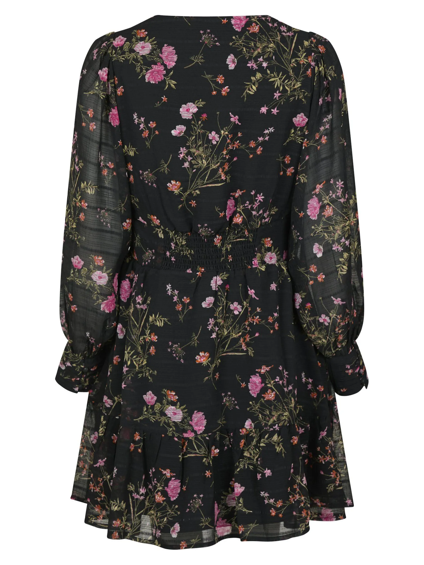 Sale Neo Noir Sahra flower print dress, black