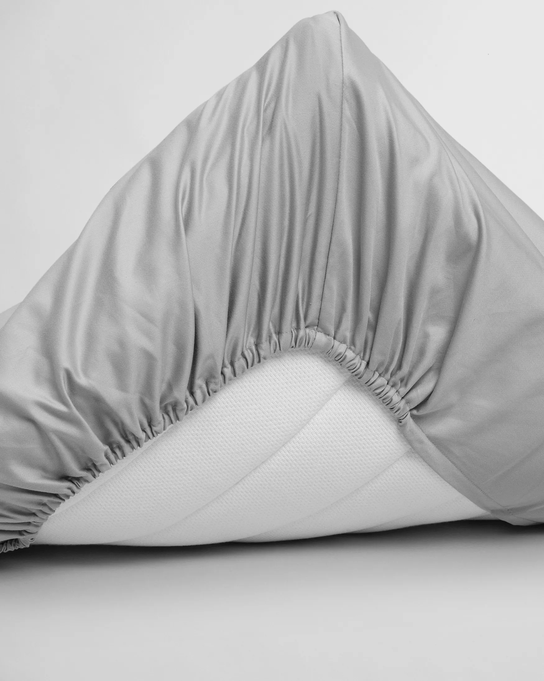 Fashion Gant Home Sateen fitted sheet 90x200, moon grey