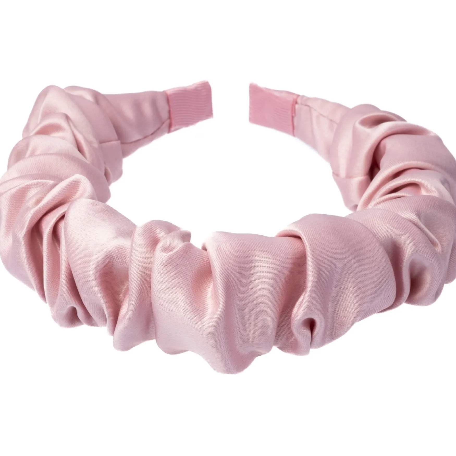 Best DARK department Satin hair band wave, light rose
