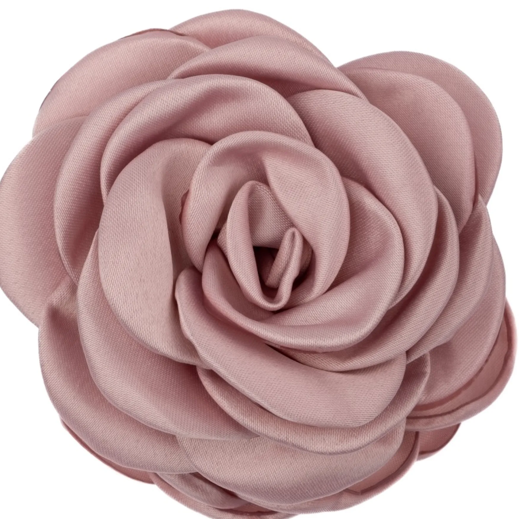 Outlet DARK department Satin rose hair claw, light rose