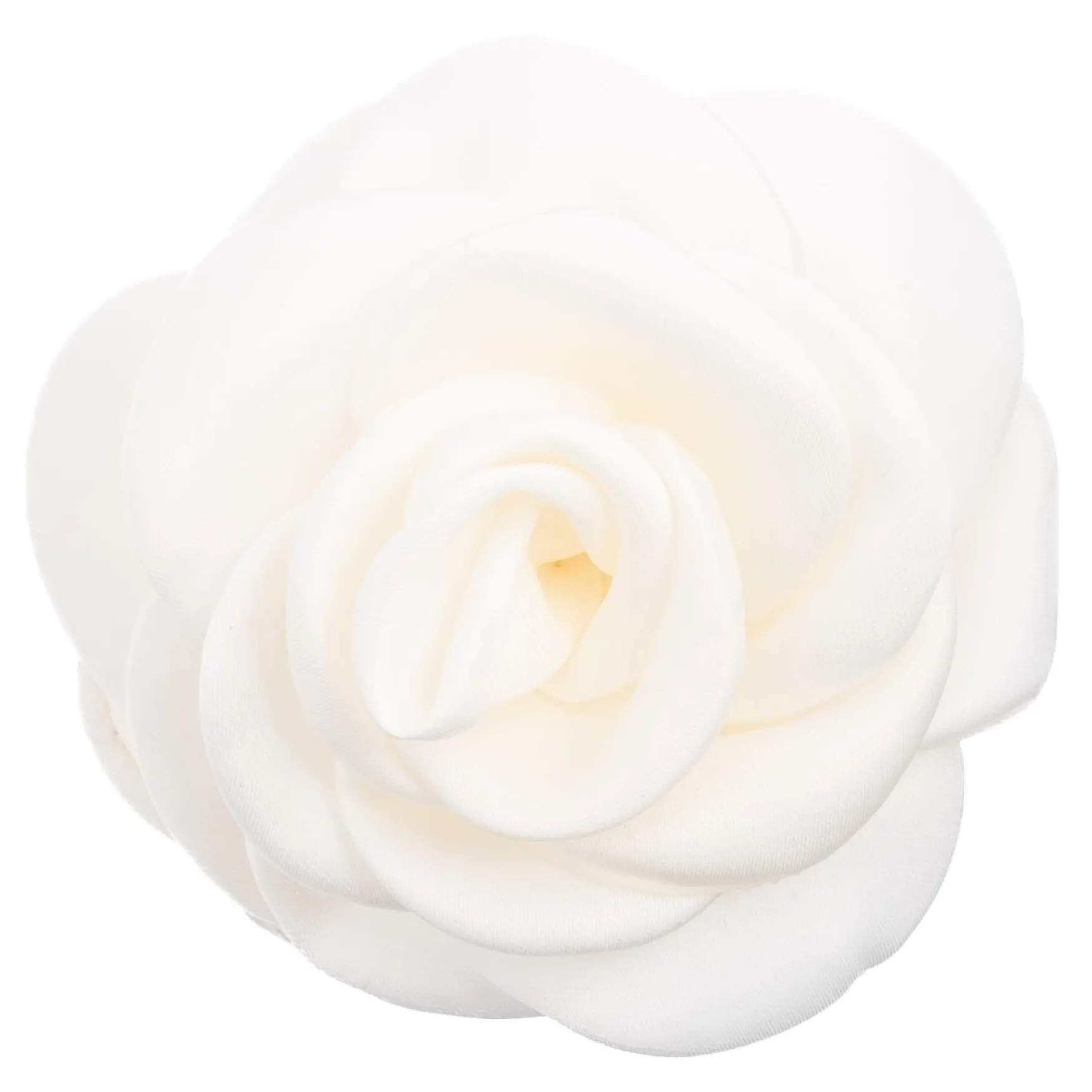 Outlet DARK department Satin rose hair claw, off white