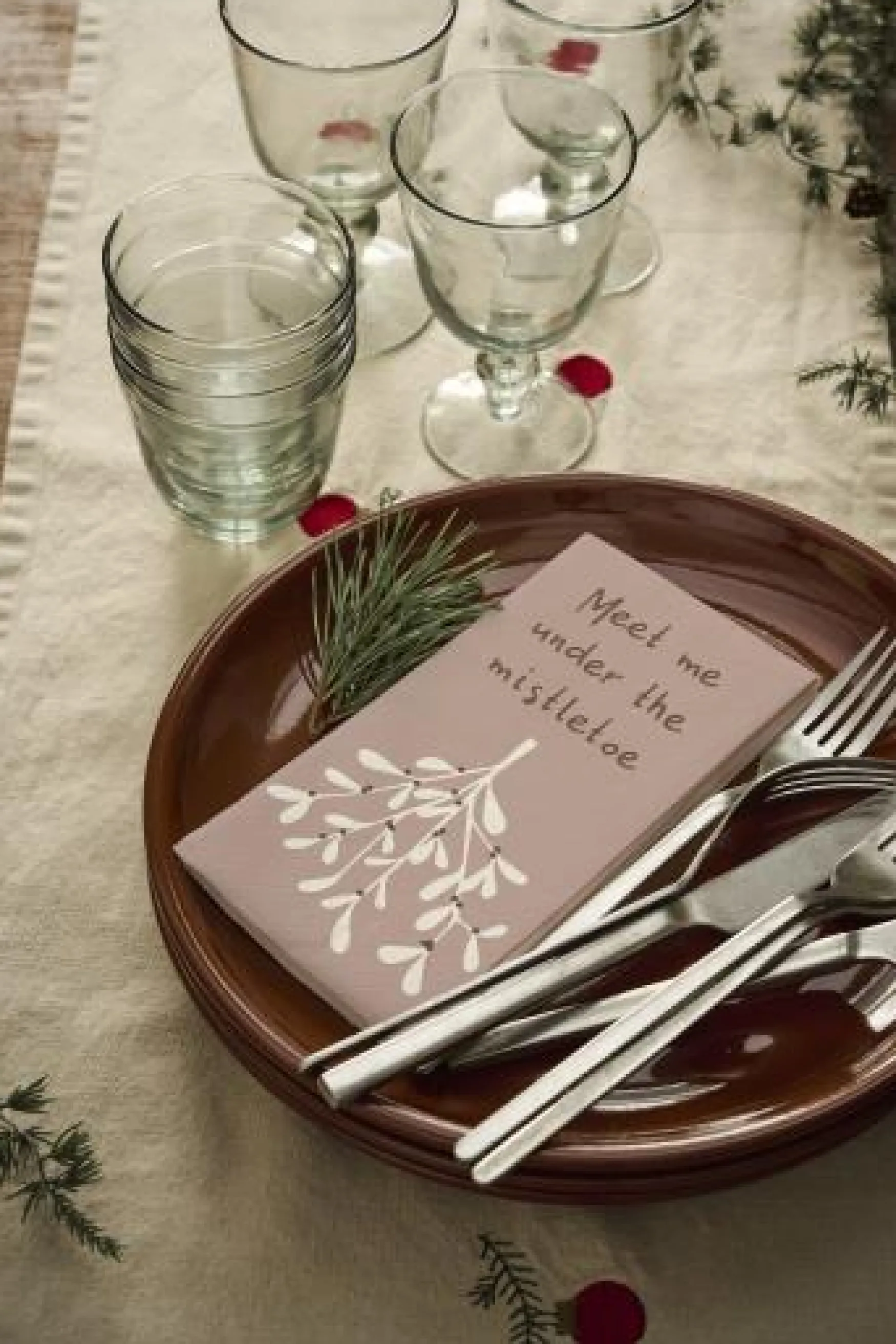 Best Ib Laursen Servettipakkaus, meet me under the mistletoe
