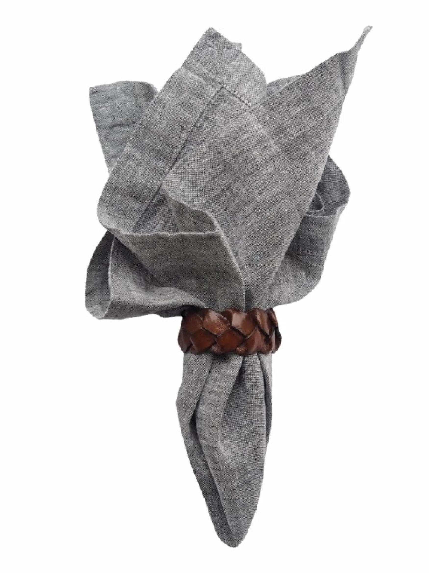 Discount Balmuir Sisilia linen napkin, dark grey melange