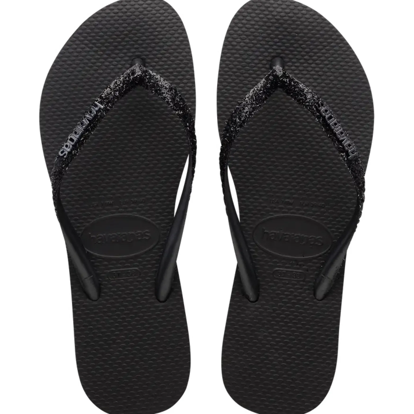 Best Havaianas Slim Glitter II, black