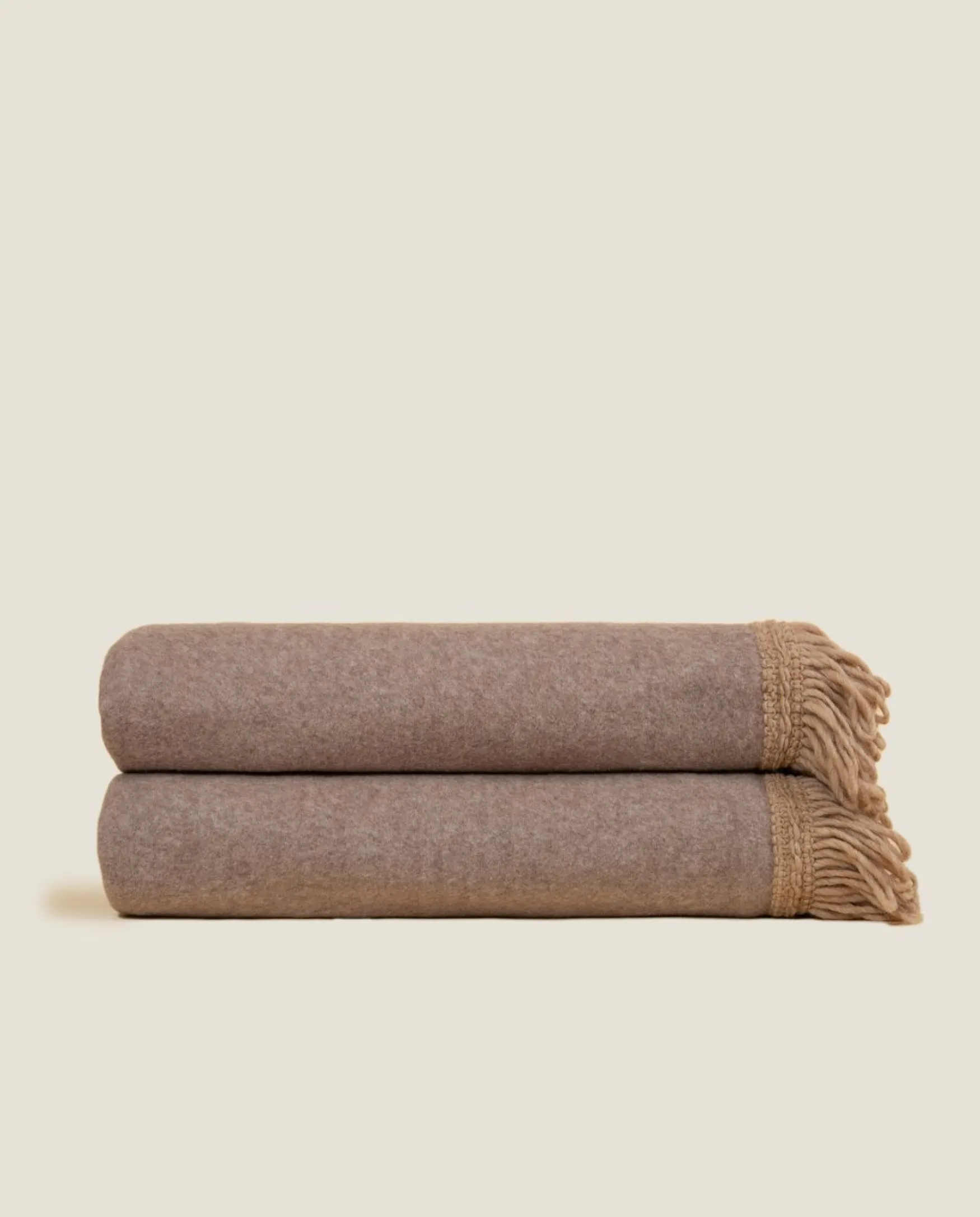 Sale Frati Home Soft bamboo throw 160x200, turtledove