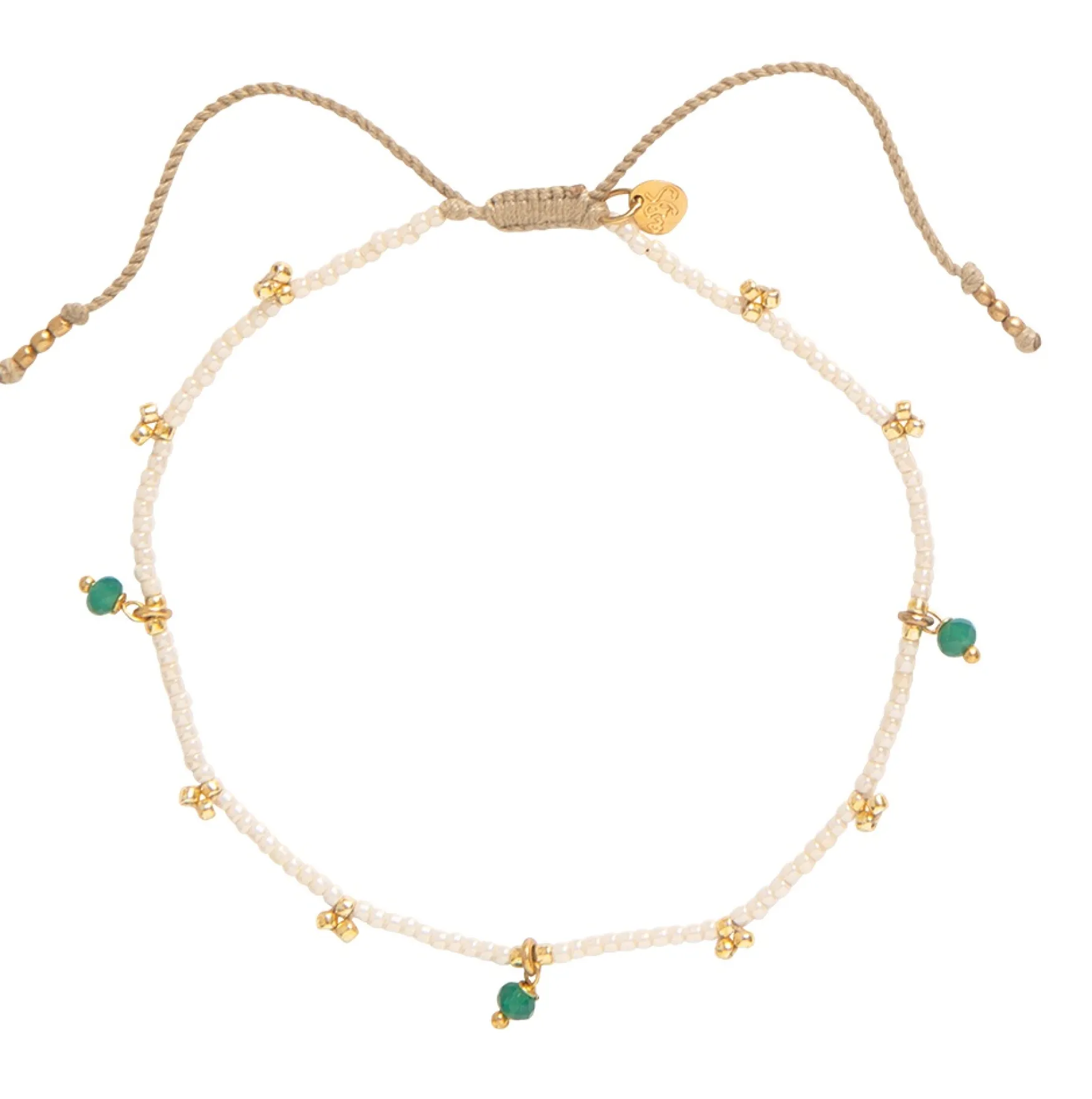 Online A Beautiful Story Spice aventurine anklet