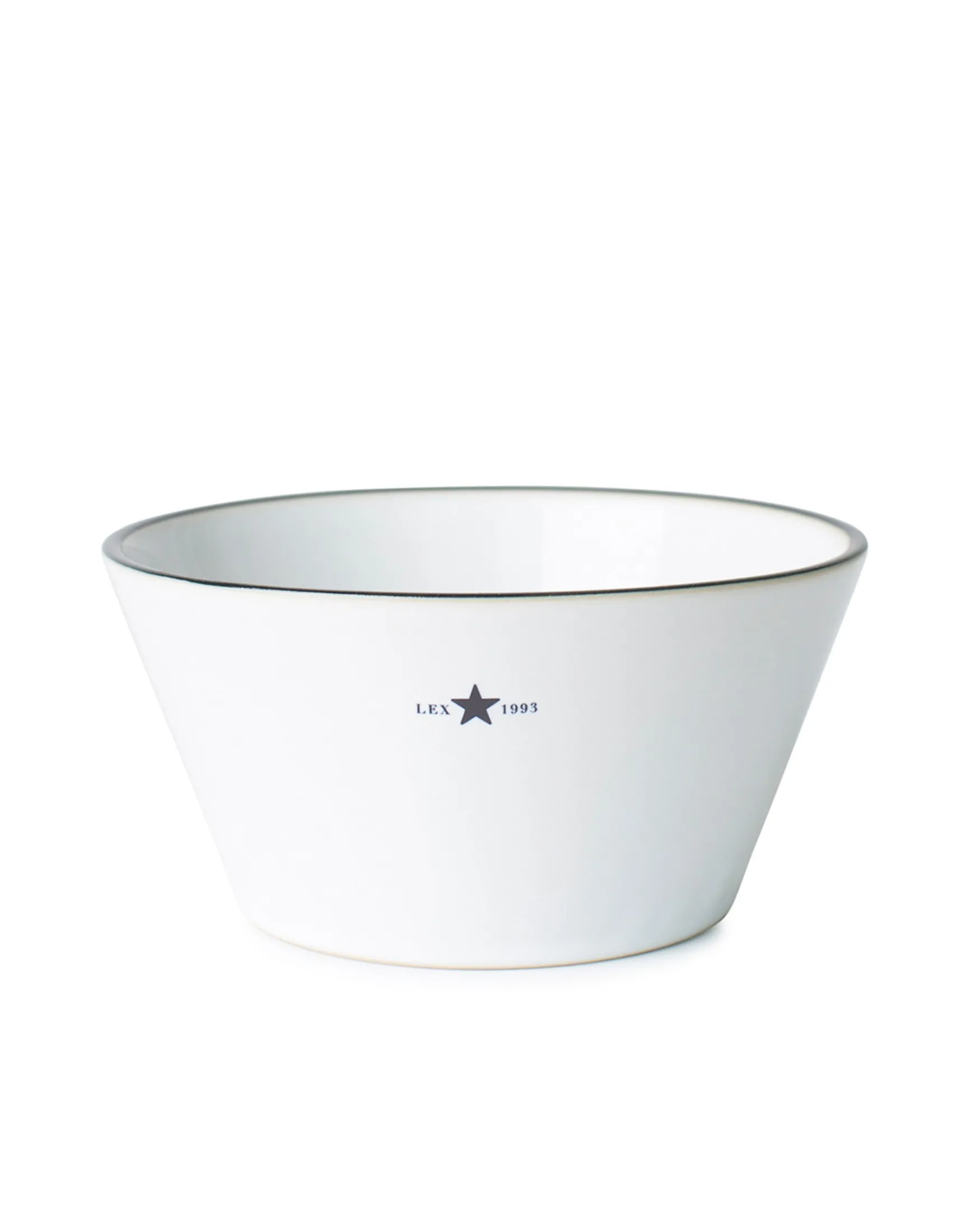 Discount Lexington Company Stoneware bowl, white/dark blue