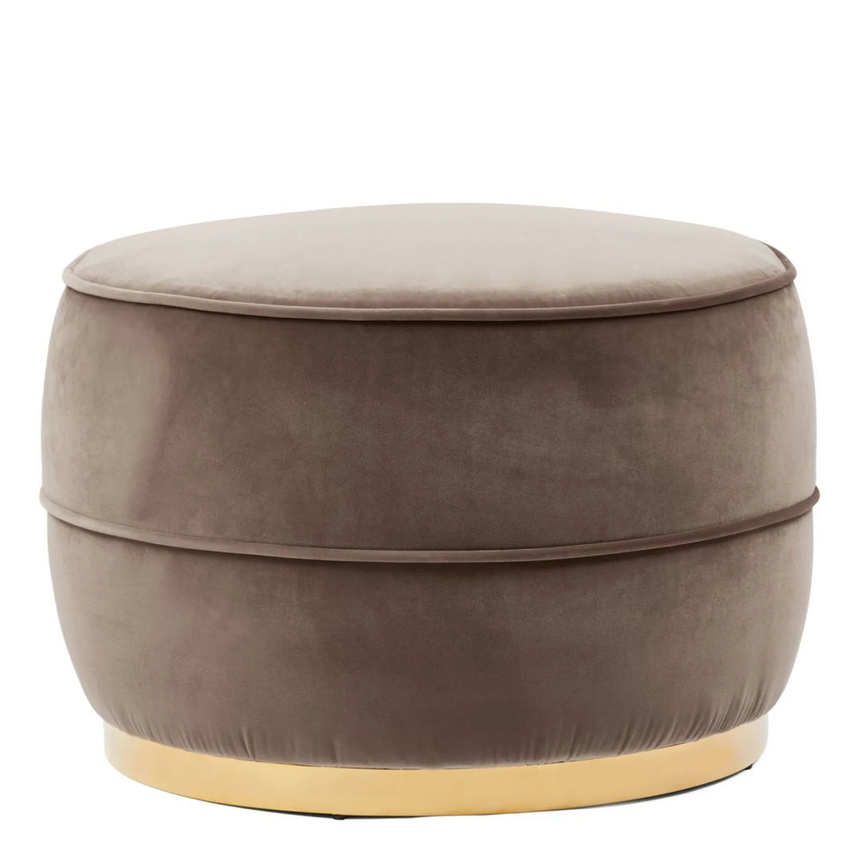 Clearance Rivièra Maison Taylor footstool, mohet grey