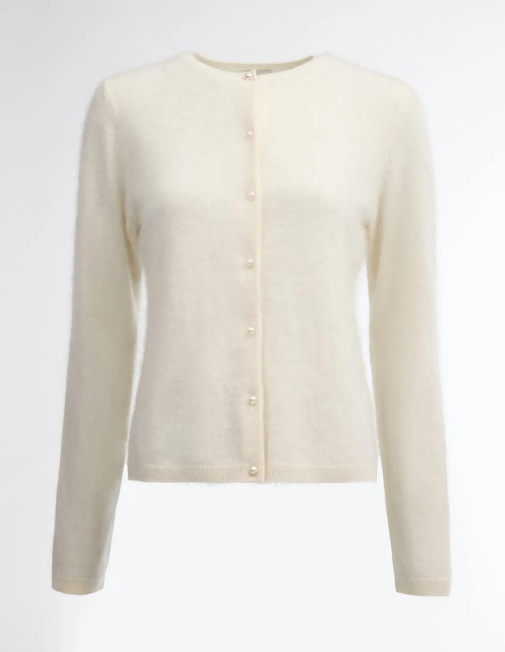 Online Balmuir Teresa cashmere cardigan, ivory