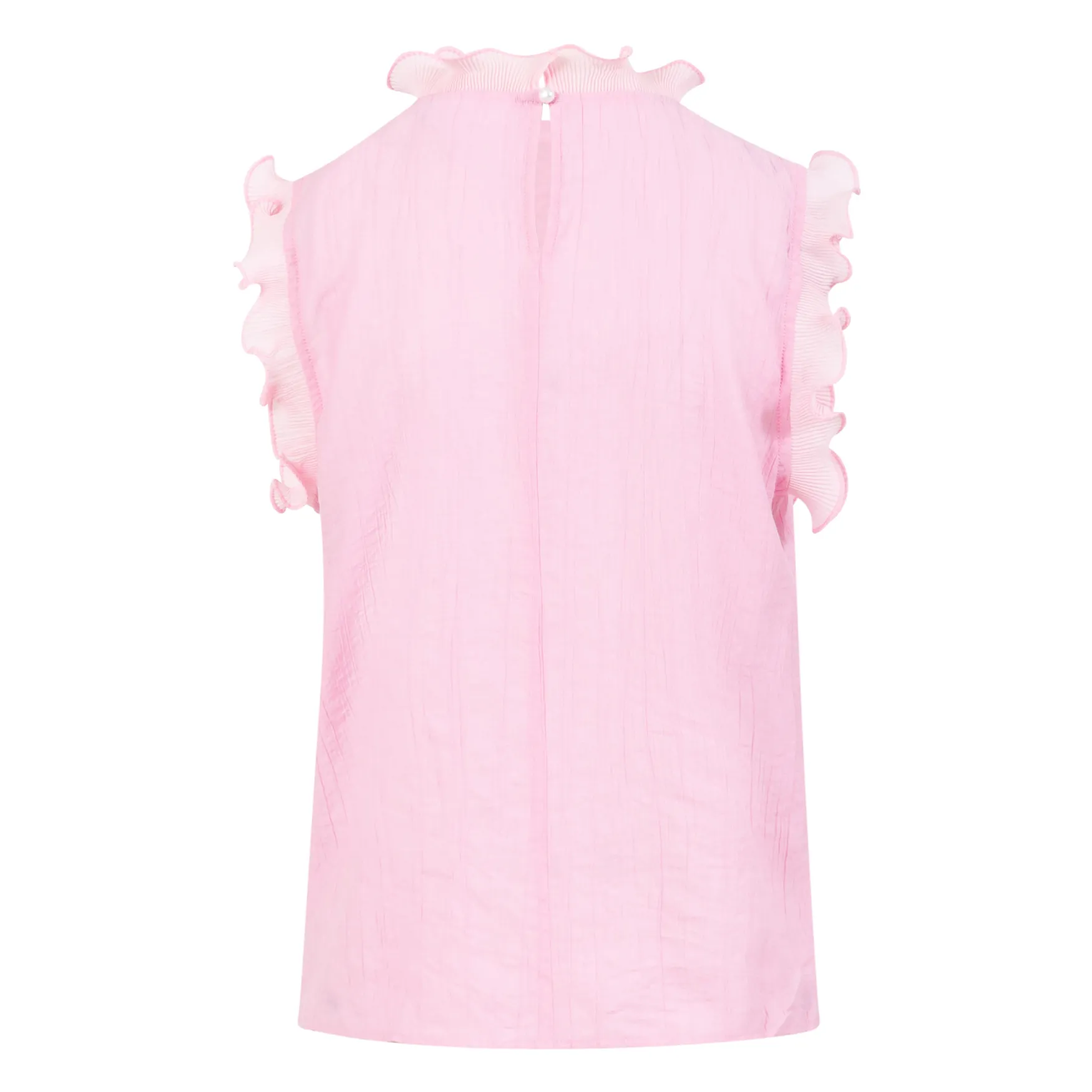 top_with_ruffles_magenta_2.webp Clearance Coster Copenhagen Top with ruffles, magenta