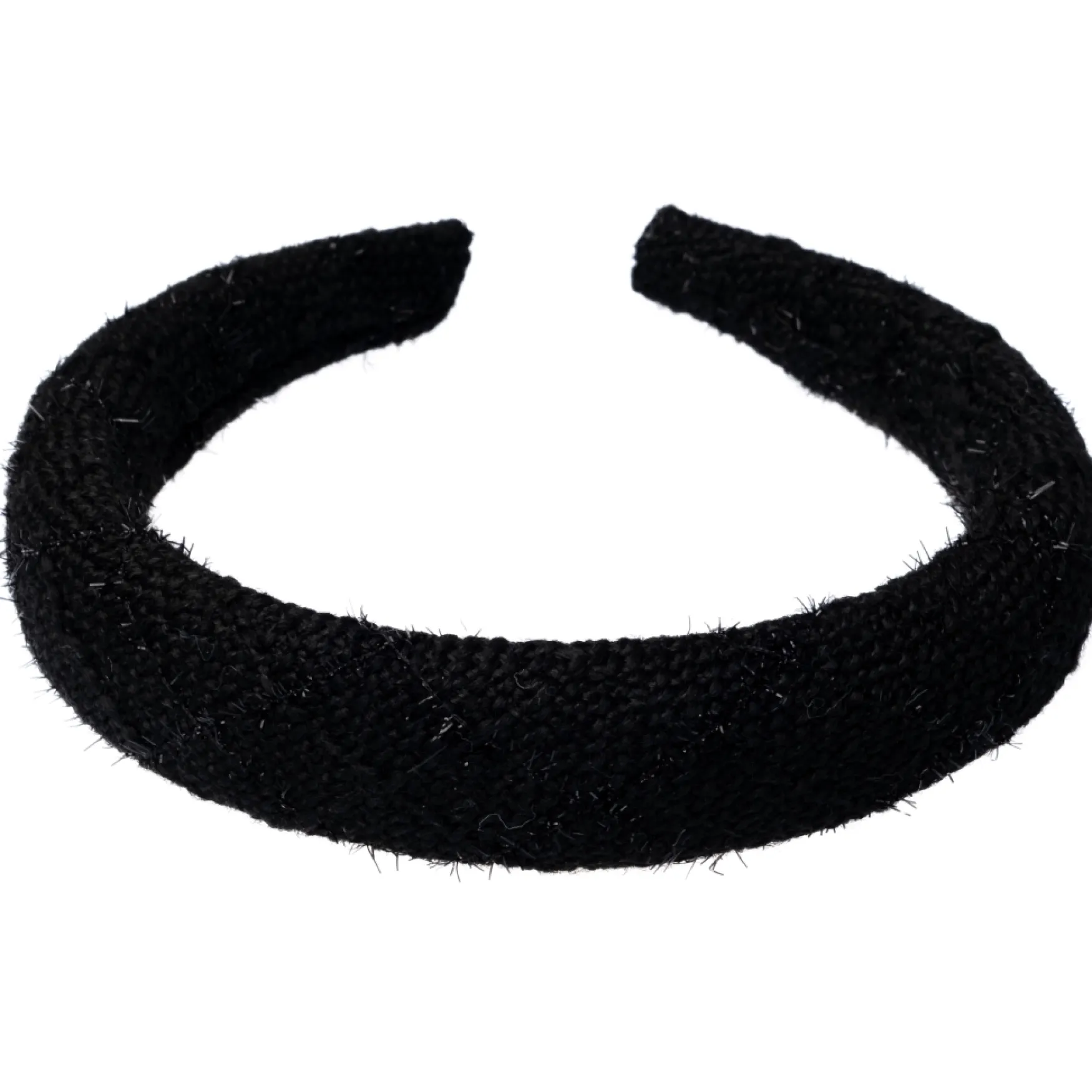 Clearance DARK department Tweed hair band broad, black