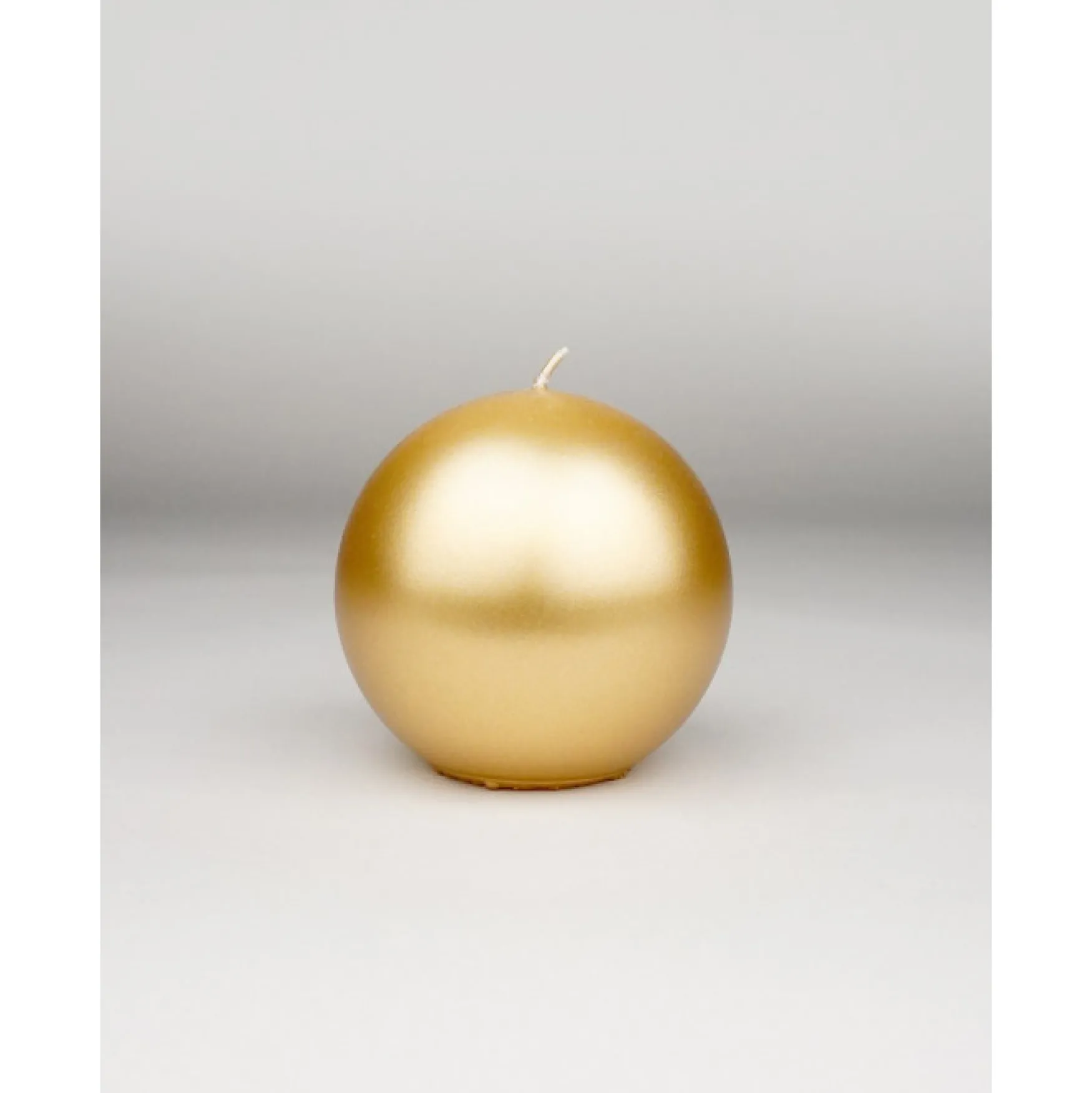 Best Balmuir Velvet ball candle 10cm, gold