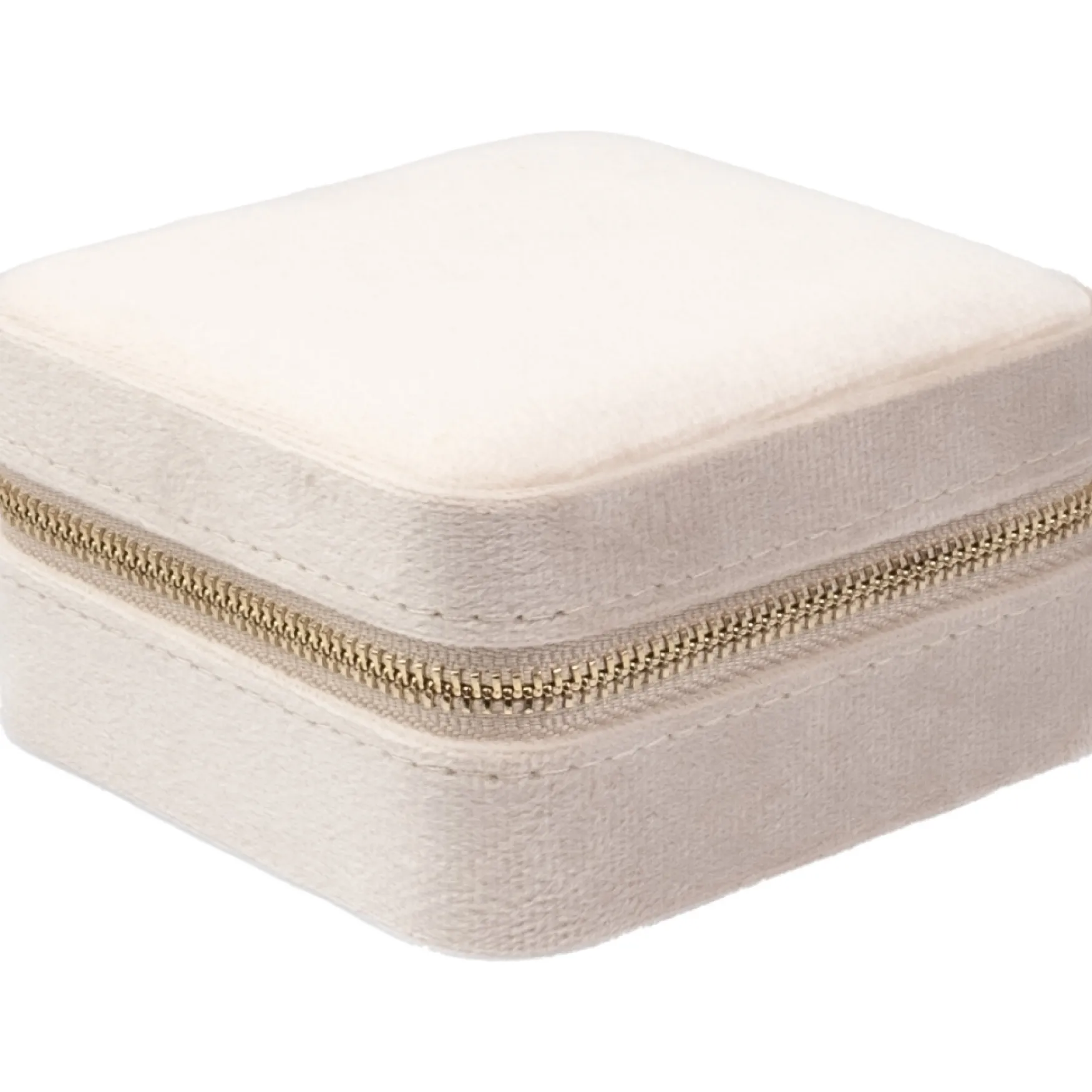 Fashion DARK department Velvet jewellery box mini, sand