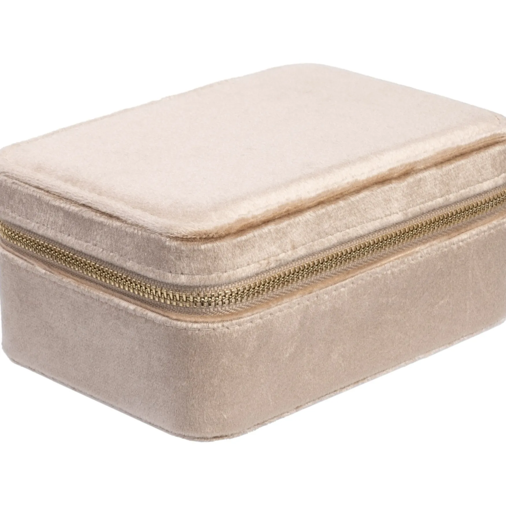 Sale DARK department Velvet jewellery box, sparkled champagne