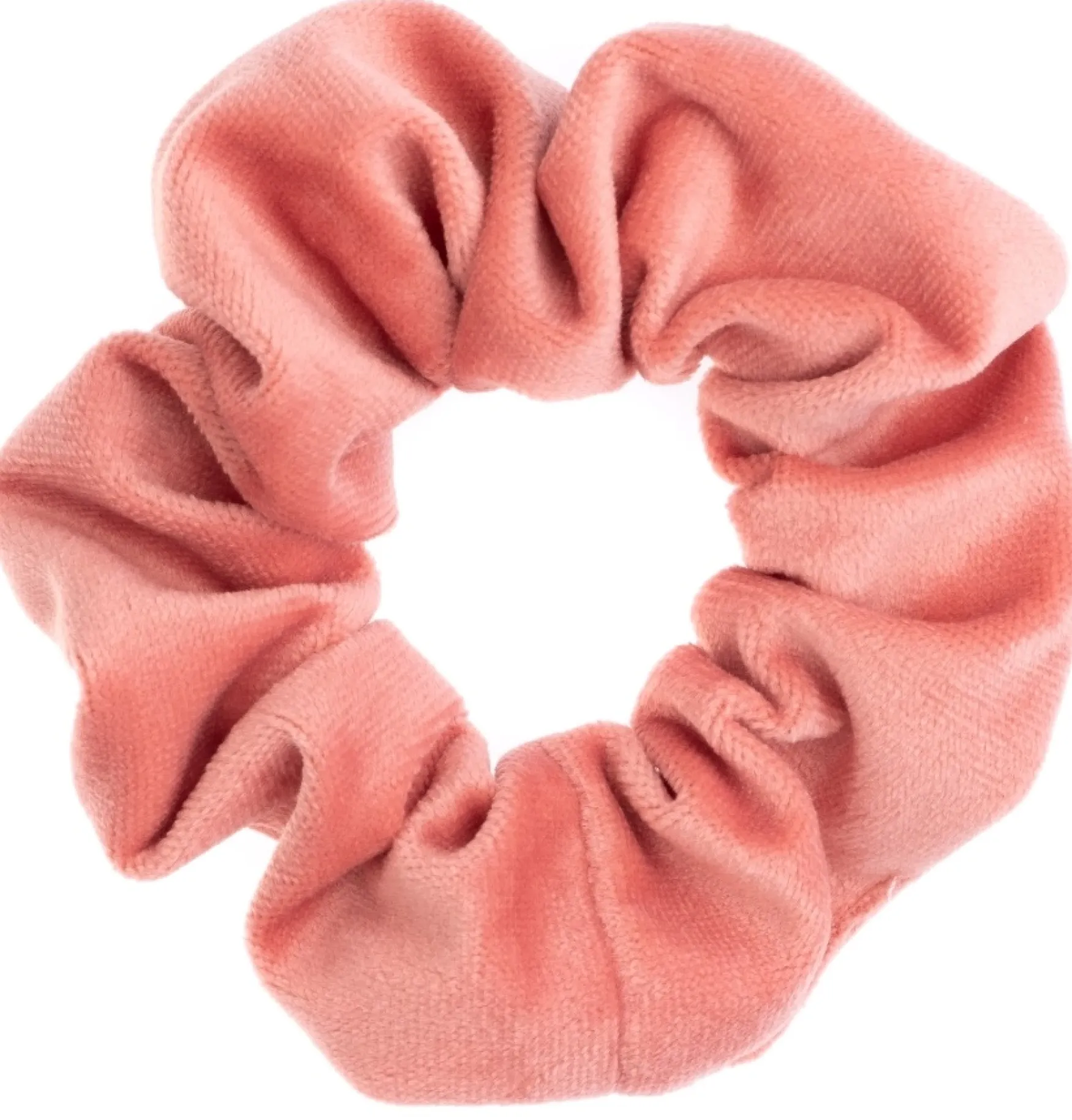 Best DARK department Velvet plain scrunchie, blossom