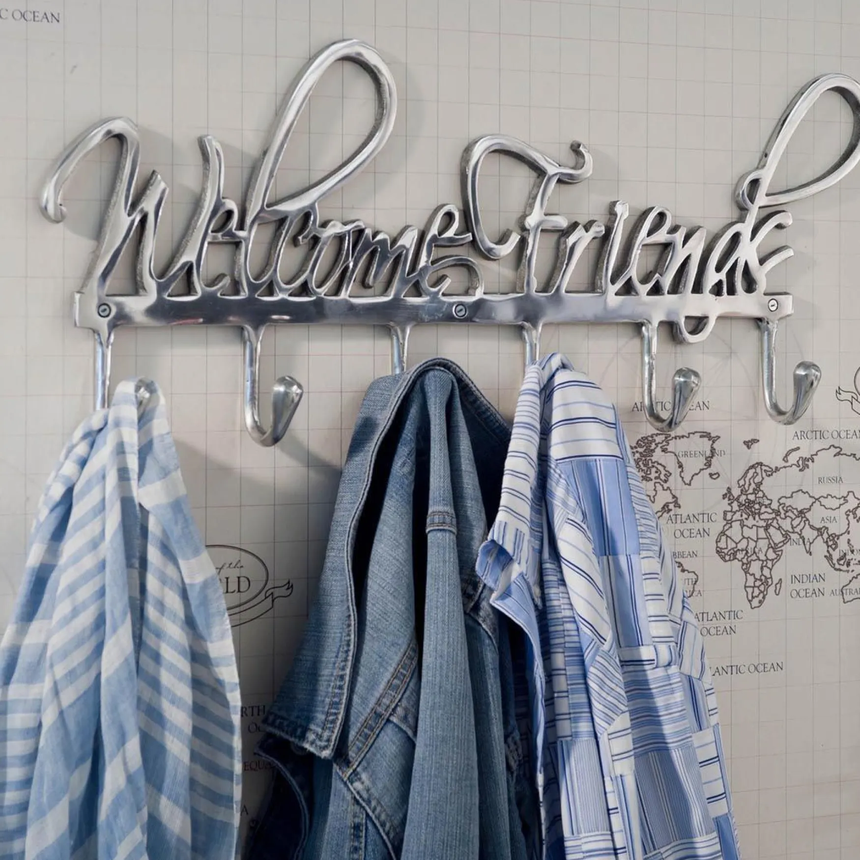 Best Rivièra Maison Welcome friends coatrack