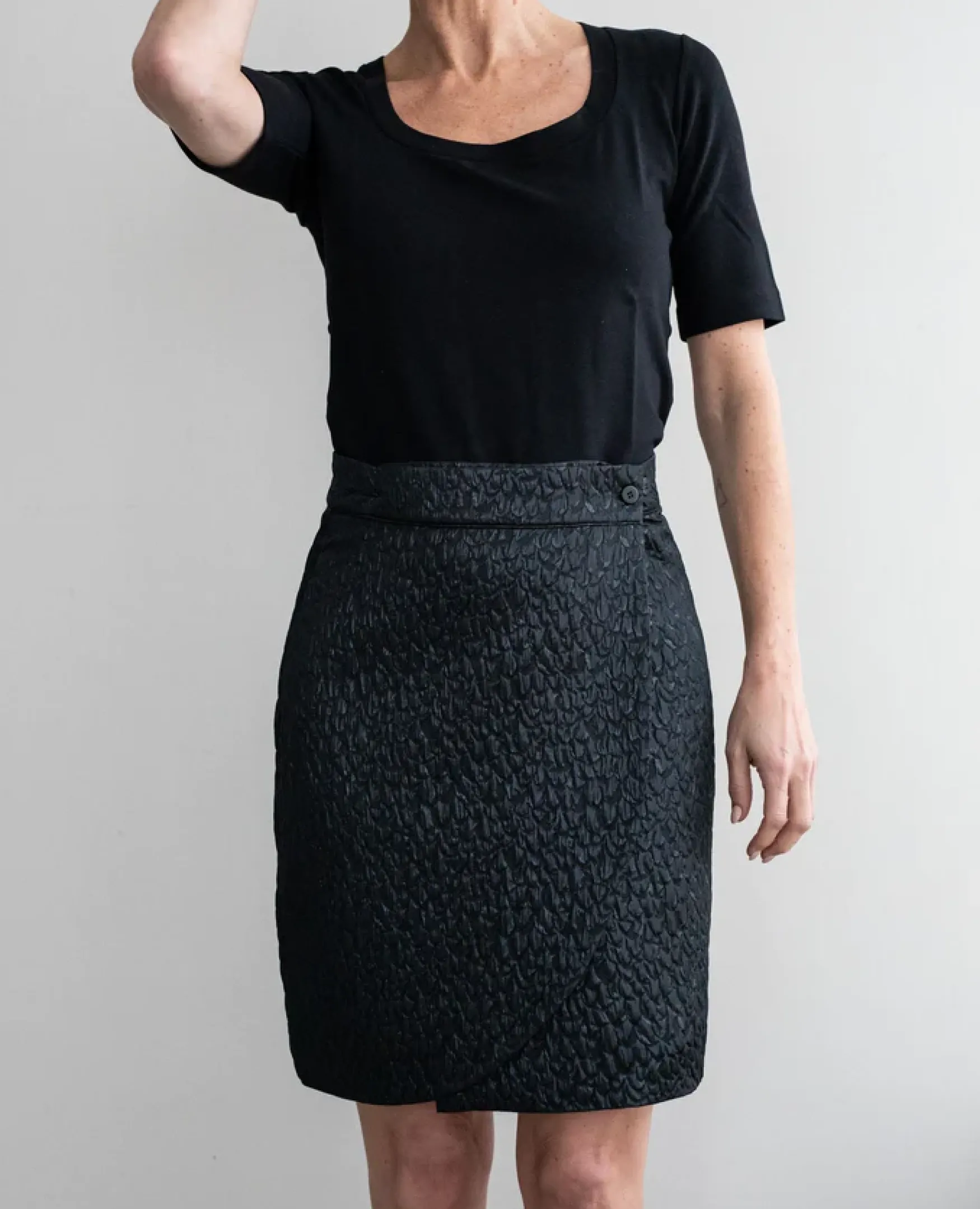 Online GAUHAR Helsinki Wrap skirt, navy/black