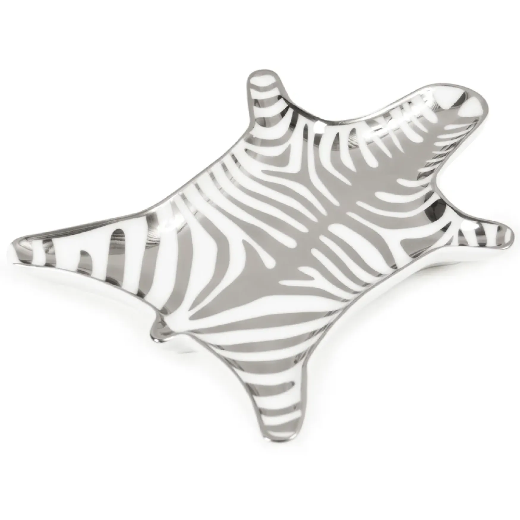 Hot Jonathan Adler Zebra stacking dish, silver
