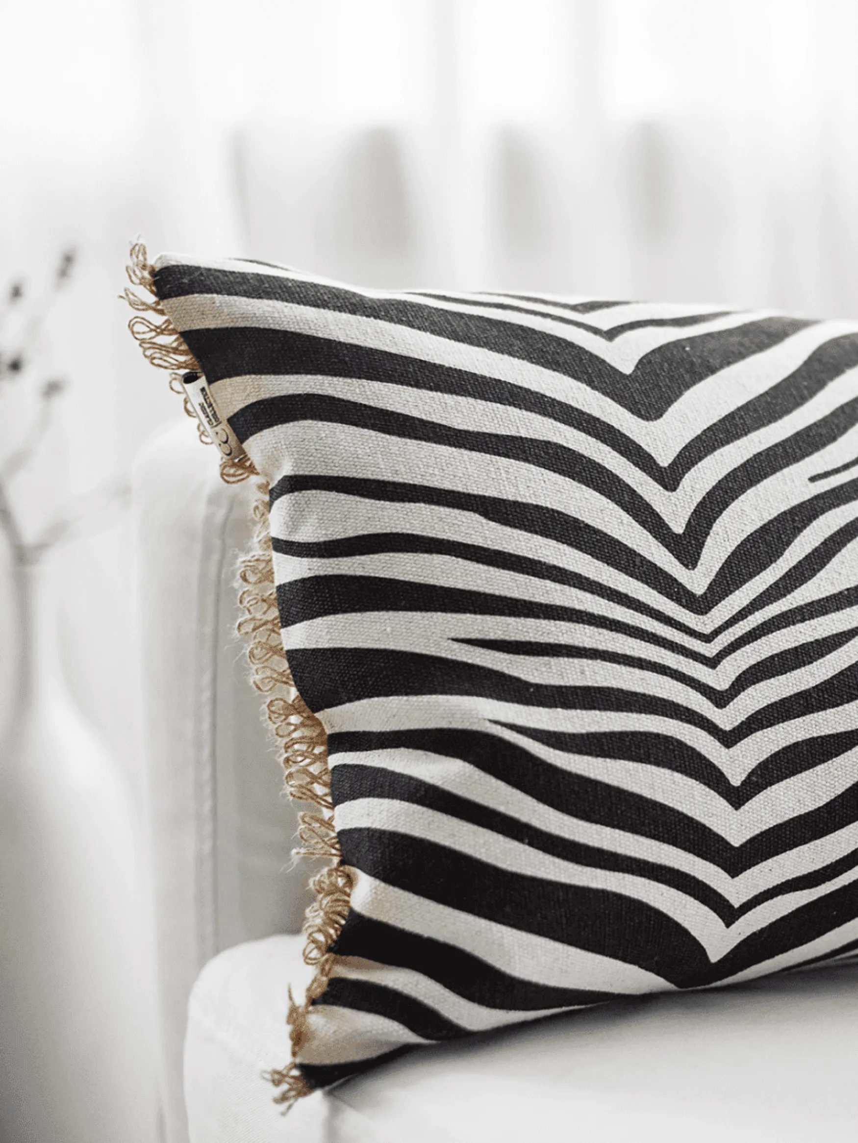 Clearance Classic Collection Zebra 50x50, black